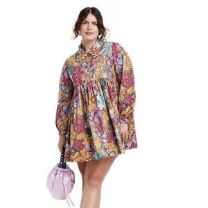 Kika Vargas x Target Anemone Floral Mini Dress